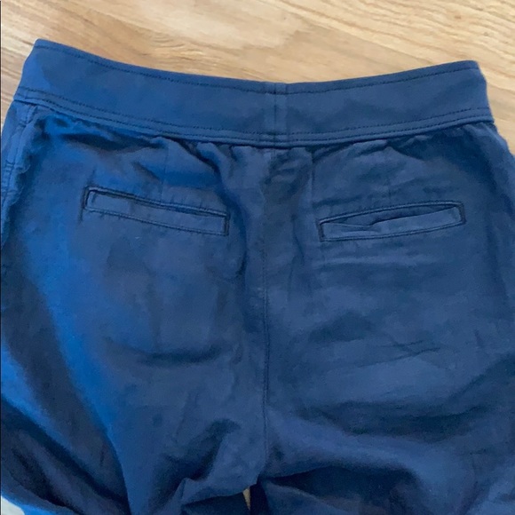 GAP Navy Sm Drawstring Joggers in Linen NWT - Picture 6 of 6